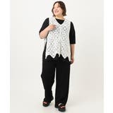 【大きいサイズ/接触冷感】カノコワイドパンツ | eur3 | 詳細画像28 