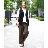 【大きいサイズ/接触冷感】カノコワイドパンツ | eur3 | 詳細画像4 