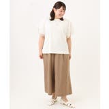 【大きいサイズ/接触冷感】エステルストレッチワイドパンツ | eur3 | 詳細画像21 