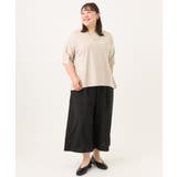 【大きいサイズ/接触冷感】エステルストレッチワイドパンツ | eur3 | 詳細画像34 