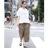 【大きいサイズ】タックパンツ | eur3 | 詳細画像3 