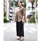 【大きいサイズ/接触冷感】ラメラインパンツ | eur3 | 詳細画像7