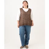 【WEB先行販売】【大きいサイズ/洗える】カーブシルエットデニムパンツ | eur3 | 詳細画像10