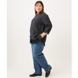 【WEB先行販売】【大きいサイズ/洗える】カーブシルエットデニムパンツ | eur3 | 詳細画像12