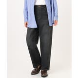 【WEB先行販売】【大きいサイズ/洗える】カーブシルエットデニムパンツ | eur3 | 詳細画像16