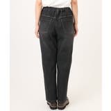 【WEB先行販売】【大きいサイズ/洗える】カーブシルエットデニムパンツ | eur3 | 詳細画像24