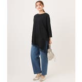 【WEB先行販売】【大きいサイズ/洗える】カーブシルエットデニムパンツ | eur3 | 詳細画像6