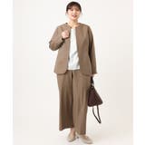 【大きいサイズ/11号サイズあり】ソフィーツイルセンタープレスパンツ | eur3 | 詳細画像18 