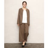 【大きいサイズ/11号サイズあり】ソフィーツイルセンタープレスパンツ | eur3 | 詳細画像3 