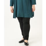 ブラック(94) | 【大きいサイズ】ストレッチスリムパンツ | eur3