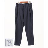 ネイビー(57) | 【シリーズ累計販売2万枚！/大きいサイズ】さらさらストレッチテーパードパンツ | eur3