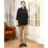 【大きいサイズ】さらさらストレッチストレートパンツ | eur3 | 詳細画像3 