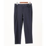 ネイビー(57) | 【大きいサイズ】さらさらストレッチストレートパンツ | eur3