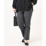 ダークグレー(93) | 【大きいサイズ】さらさらストレッチストレートパンツ | eur3