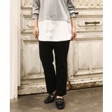 ブラック(94) | 【大きいサイズ】さらさらストレッチストレートパンツ | eur3