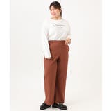 【大きいサイズ】ワイドストレートストレッチパンツ | eur3 | 詳細画像19