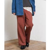 【大きいサイズ】ワイドストレートストレッチパンツ | eur3 | 詳細画像2
