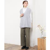 【大きいサイズ】ワイドストレートストレッチパンツ | eur3 | 詳細画像21