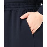 【大きいサイズ/洗える/セットアップ対応】カットジョーゼットワイドパンツ | eur3 | 詳細画像11