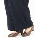【大きいサイズ/洗える/セットアップ対応】カットジョーゼットワイドパンツ | eur3 | 詳細画像12