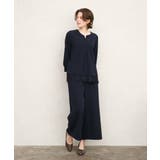 【大きいサイズ/洗える/セットアップ対応】カットジョーゼットワイドパンツ | eur3 | 詳細画像5