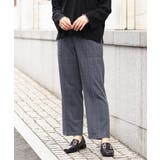 【大きいサイズ】センタープレスチェック柄パンツ | eur3 | 詳細画像2