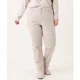 【大きいサイズ】さらさらストレッチ裏起毛ストレートパンツ | eur3 | 詳細画像20