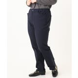 【大きいサイズ】さらさらストレッチ裏起毛ストレートパンツ | eur3 | 詳細画像3