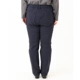 【大きいサイズ】さらさらストレッチ裏起毛ストレートパンツ | eur3 | 詳細画像5