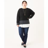 【大きいサイズ】ゆるフィットスキニー裏起毛デニムパンツ | eur3 | 詳細画像16