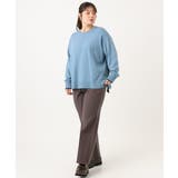 【大きいサイズ/ 裏起毛】センタープレスチェック柄ストレートパンツ | eur3 | 詳細画像2