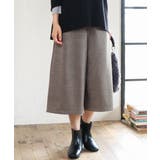 【大きいサイズ】ジャージーキュロットパンツ | eur3 | 詳細画像2