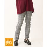 【大きいサイズ/11号サイズあり】裏起毛ストレッチチェック柄パンツ | eur3 | 詳細画像1 