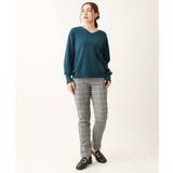 【大きいサイズ/11号サイズあり】裏起毛ストレッチチェック柄パンツ | eur3 | 詳細画像17 