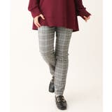 【大きいサイズ/11号サイズあり】裏起毛ストレッチチェック柄パンツ | eur3 | 詳細画像2 