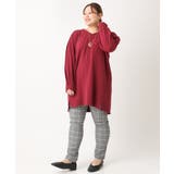 【大きいサイズ/11号サイズあり】裏起毛ストレッチチェック柄パンツ | eur3 | 詳細画像21 