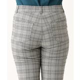 【大きいサイズ/11号サイズあり】裏起毛ストレッチチェック柄パンツ | eur3 | 詳細画像7 