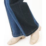 【大きいサイズ】ブロッキングデニムパンツ | eur3 | 詳細画像14 