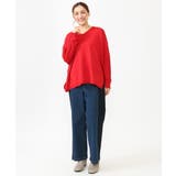 【大きいサイズ】ブロッキングデニムパンツ | eur3 | 詳細画像4 