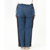 【大きいサイズ】ブロッキングデニムパンツ | eur3 | 詳細画像9 