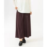 ダークブラウン(87） | 【大きいサイズ】タックパンツ | eur3