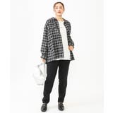 【シリーズ累計販売1万5千枚！ 大きいサイズ】さらさらストレッチテーパード裏起毛… | eur3 | 詳細画像18 