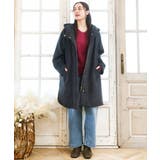 【大きいサイズ】ライトカシミヤウールコート | eur3 | 詳細画像2 