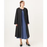 【大きいサイズ】ノーカラーロングコート | eur3 | 詳細画像21 