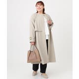 【大きいサイズ】ノーカラートレンチコート | eur3 | 詳細画像10 