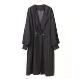 【大きいサイズ】ノーカラーロングコート | eur3 | 詳細画像31 