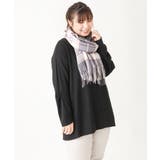 チェック柄フリンジストール | eur3 | 詳細画像11