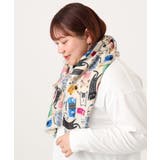 猫モチーフ大判ストール | eur3 | 詳細画像7