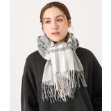 カラーチェックフリンジマフラー | eur3 | 詳細画像18 