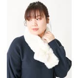 アイボリー(80) | ふわふわファーストール | eur3
